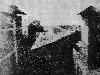 Ньепс. Первая в мире фотография сделанная на сплаве олова со свинцом. 1826 г.